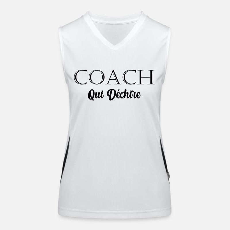 Coach Qui Déchire Débardeur respirant contrasté Femme