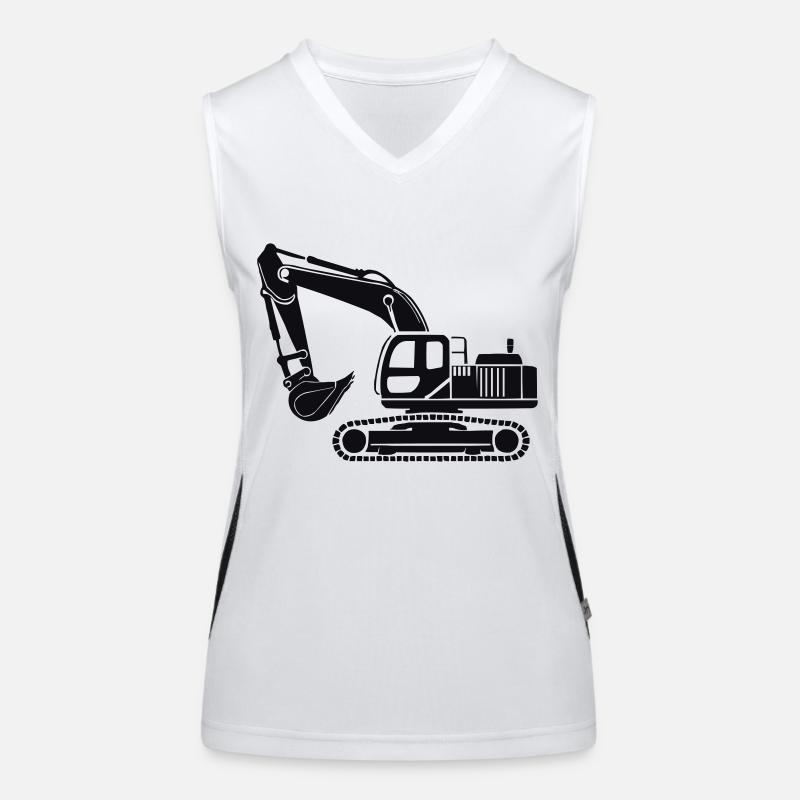 bagger Funktionelles Kontrast-Tank Top für Frauen