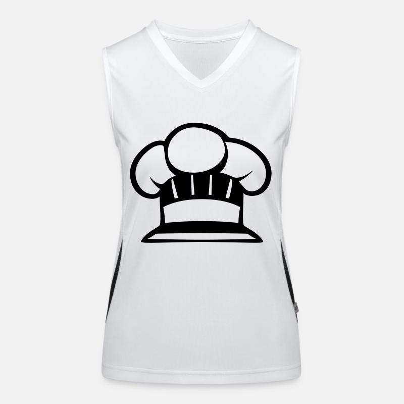 Küchenchef Funktionelles Kontrast-Tank Top für Frauen