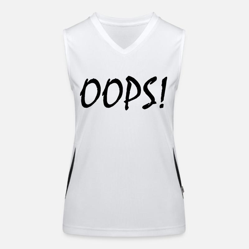 Oops Funktionelles Kontrast-Tank Top für Frauen