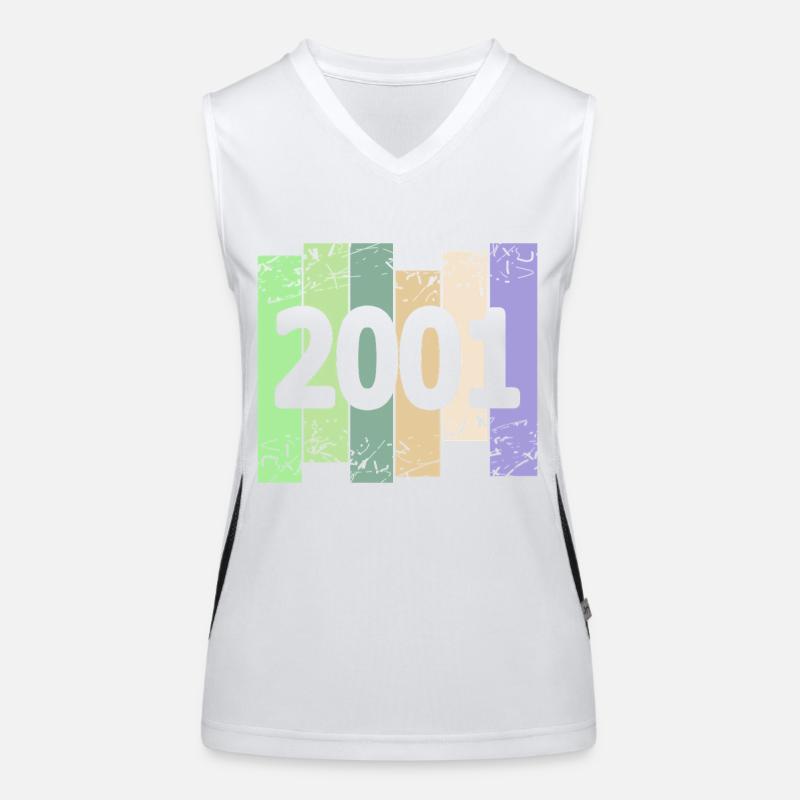 2001 Débardeur respirant contrasté Femme