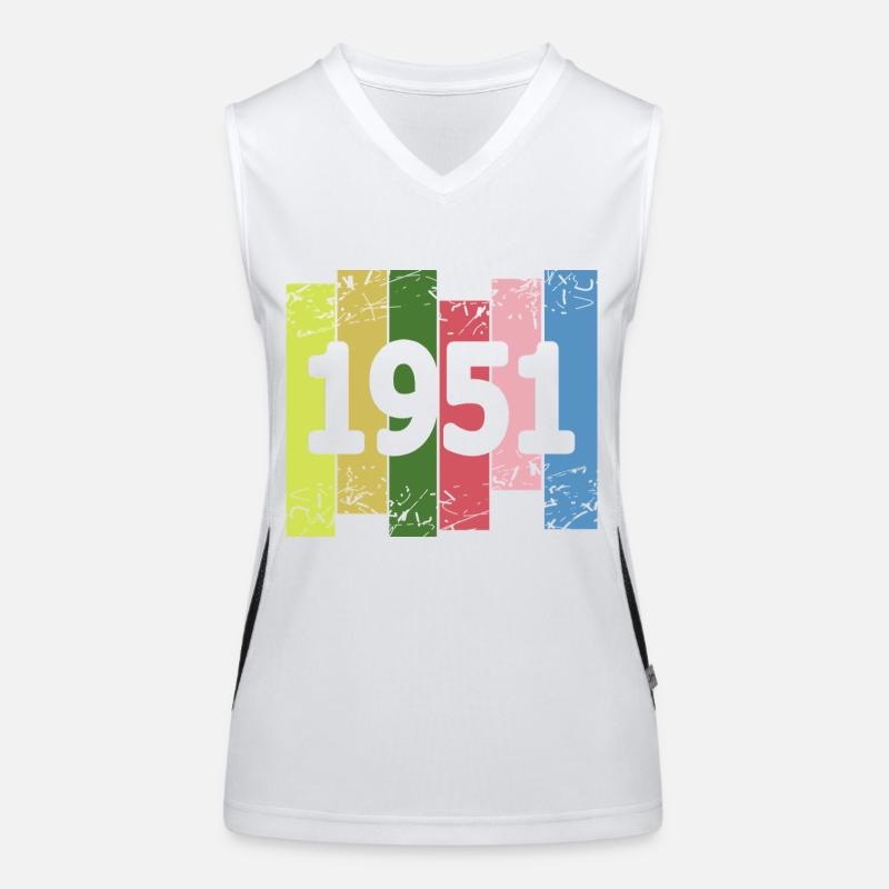1951 Funktionelles Kontrast-Tank Top für Frauen