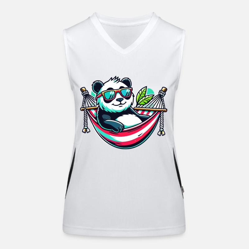 Panda Débardeur respirant contrasté Femme