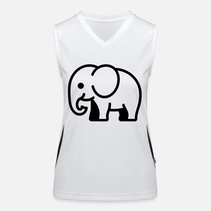 elephant Débardeur respirant contrasté Femme