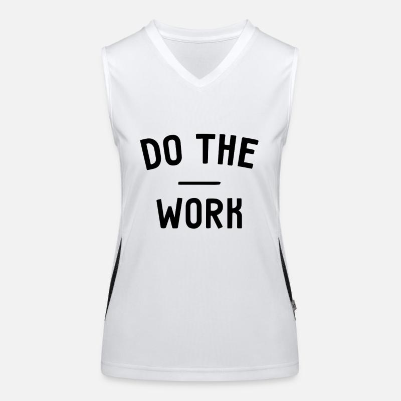 Faites le travail - Mache die Arbeit Débardeur respirant contrasté Femme