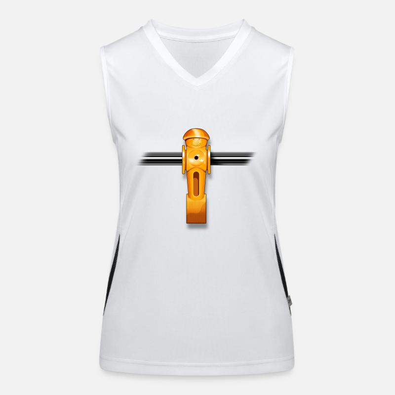 Kickern Funktionelles Kontrast-Tank Top für Frauen