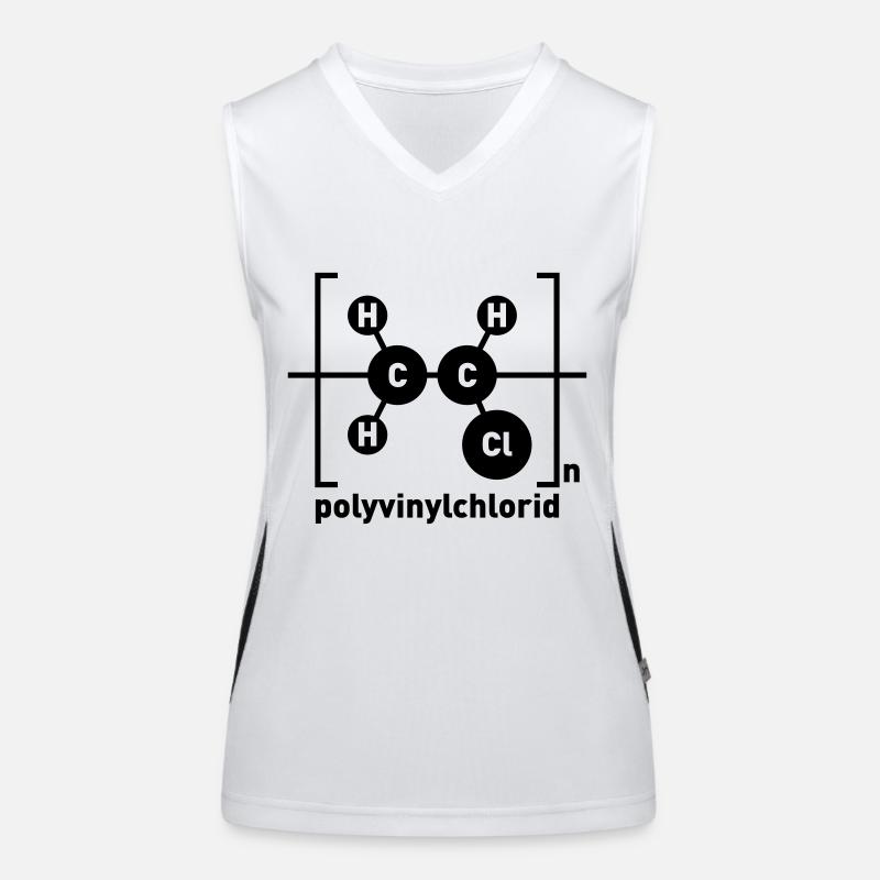 vinyl Funktionelles Kontrast-Tank Top für Frauen