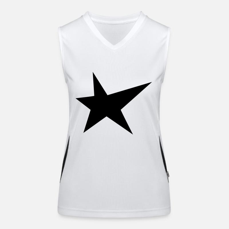stern / star Funktionelles Kontrast-Tank Top für Frauen