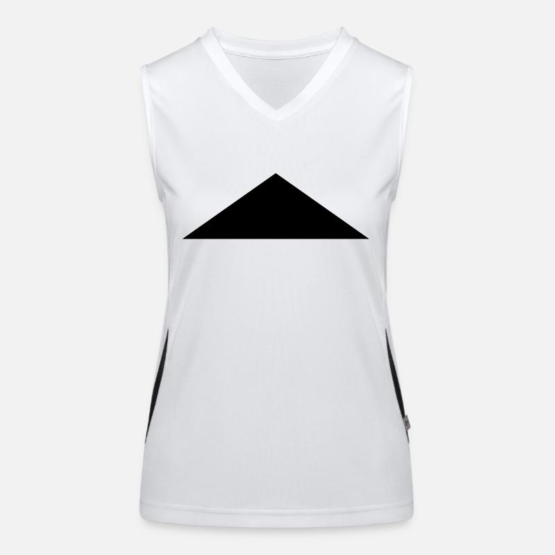 Dreieck Funktionelles Kontrast-Tank Top für Frauen
