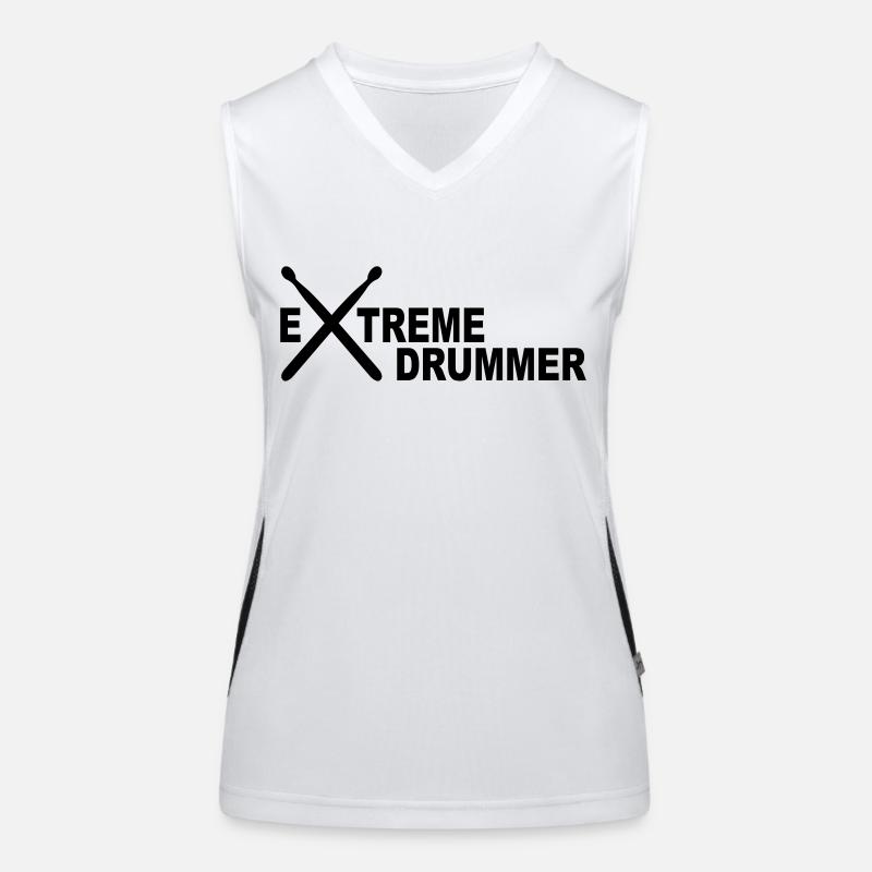 drums Women's Functional Contrast Tank Top