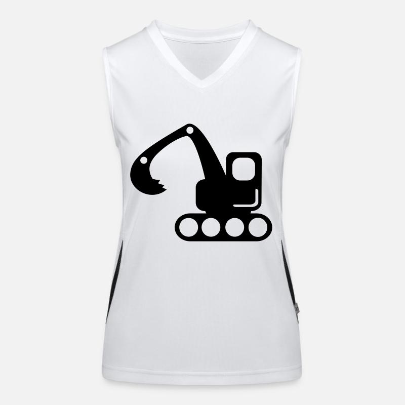 Bagger Funktionelles Kontrast-Tank Top für Frauen