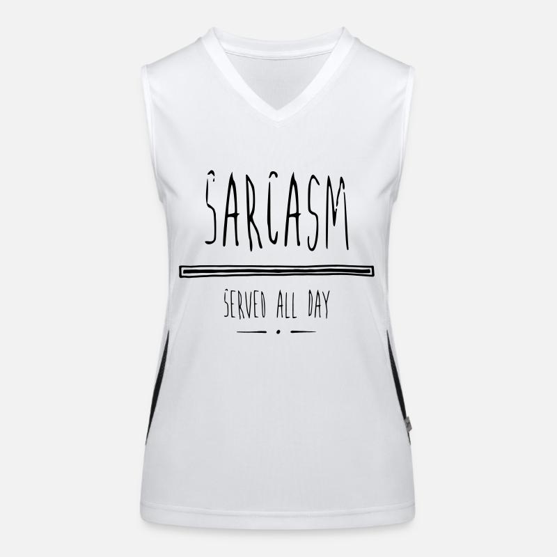 Sarcasm Women's Functional Contrast Tank Top