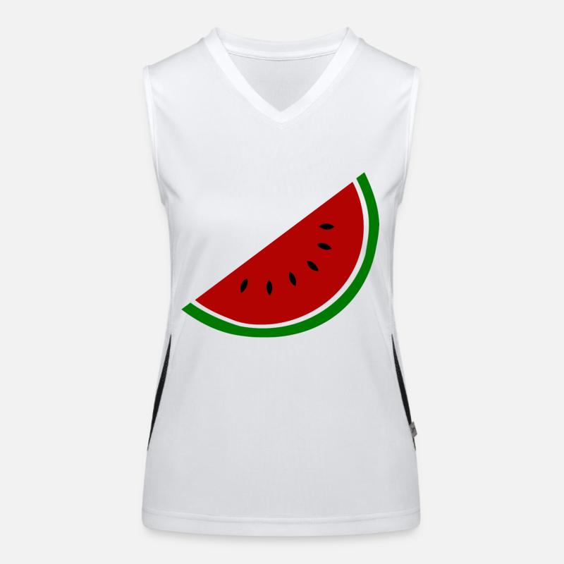 Pastèque Débardeur respirant contrasté Femme