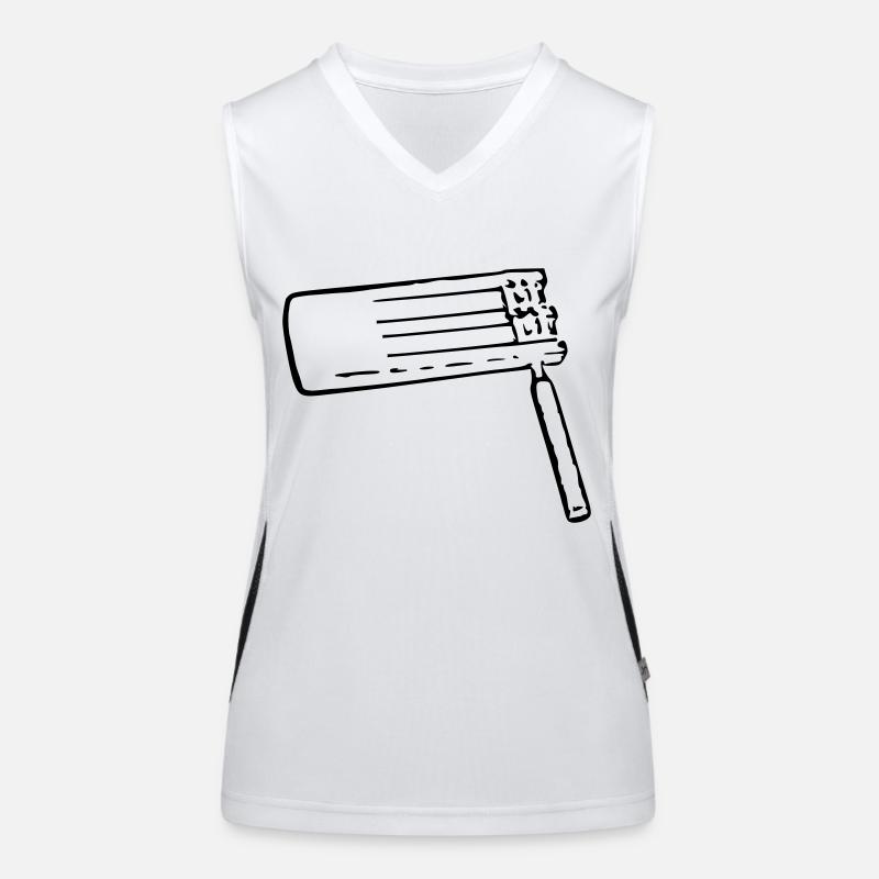 Rätsche Funktionelles Kontrast-Tank Top für Frauen