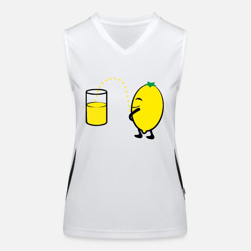 Limonade Funktionelles Kontrast-Tank Top für Frauen