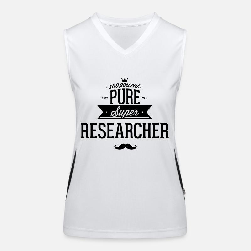 100% researchers Women's Functional Contrast Tank Top