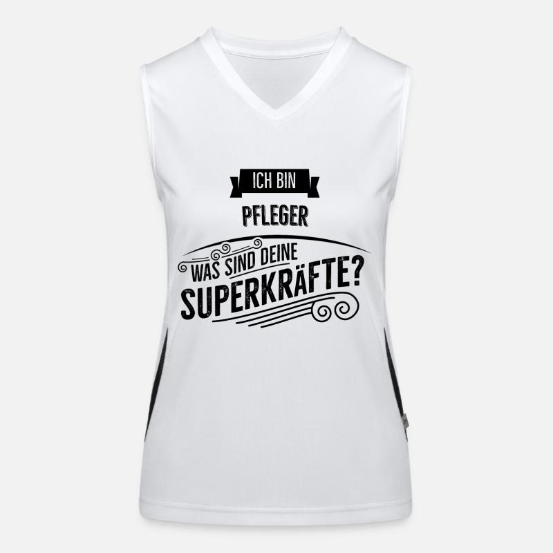 Pfleger Funktionelles Kontrast-Tank Top für Frauen