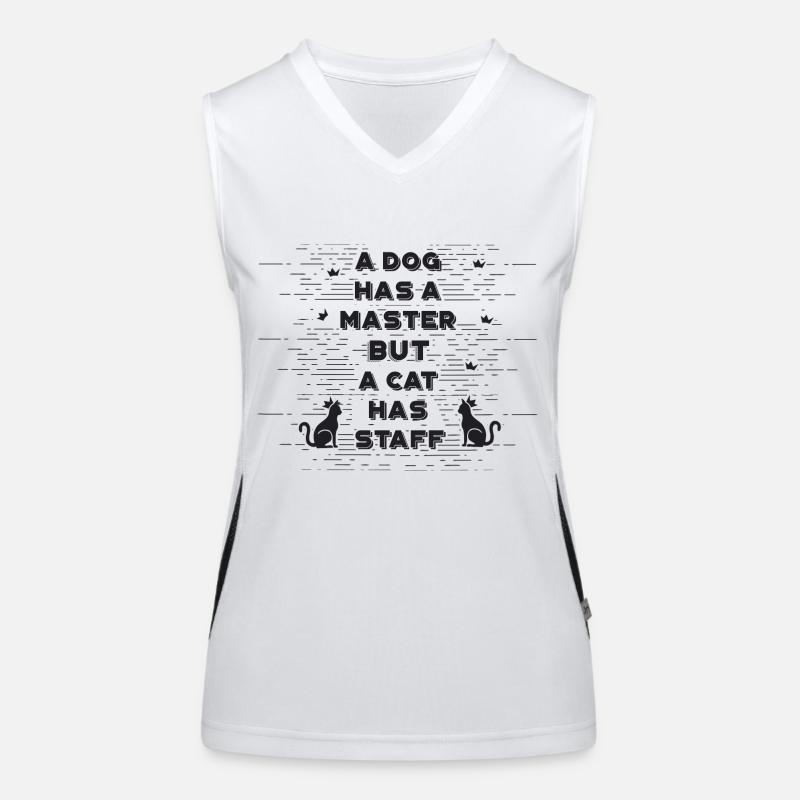 chat Débardeur respirant contrasté Femme