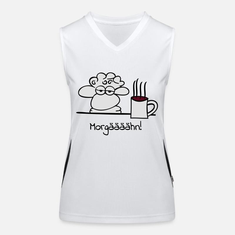 sleepy sheep Women's Functional Contrast Tank Top