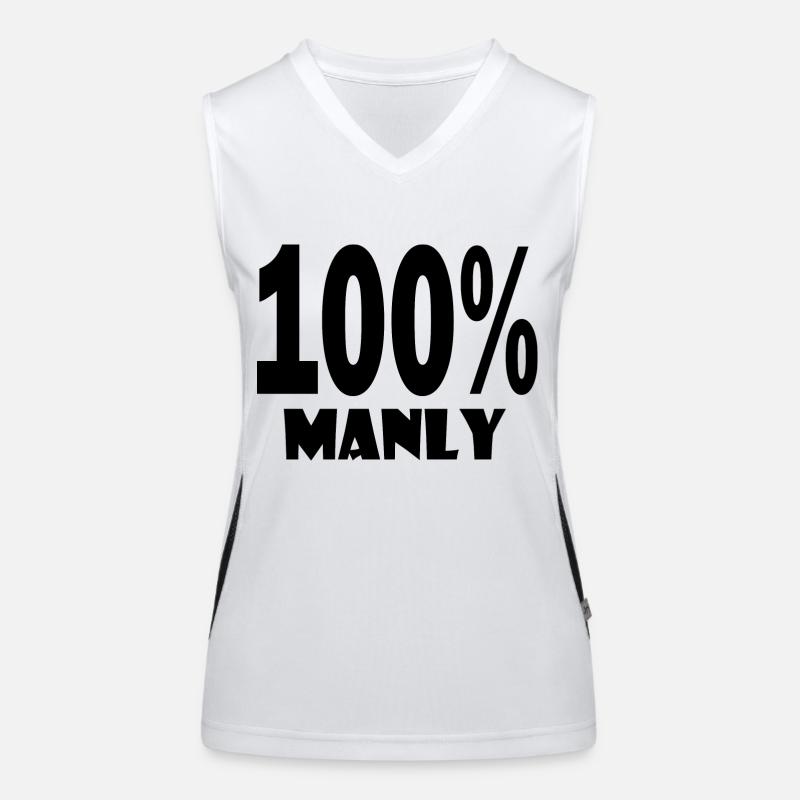100 männlich Funktionelles Kontrast-Tank Top für Frauen