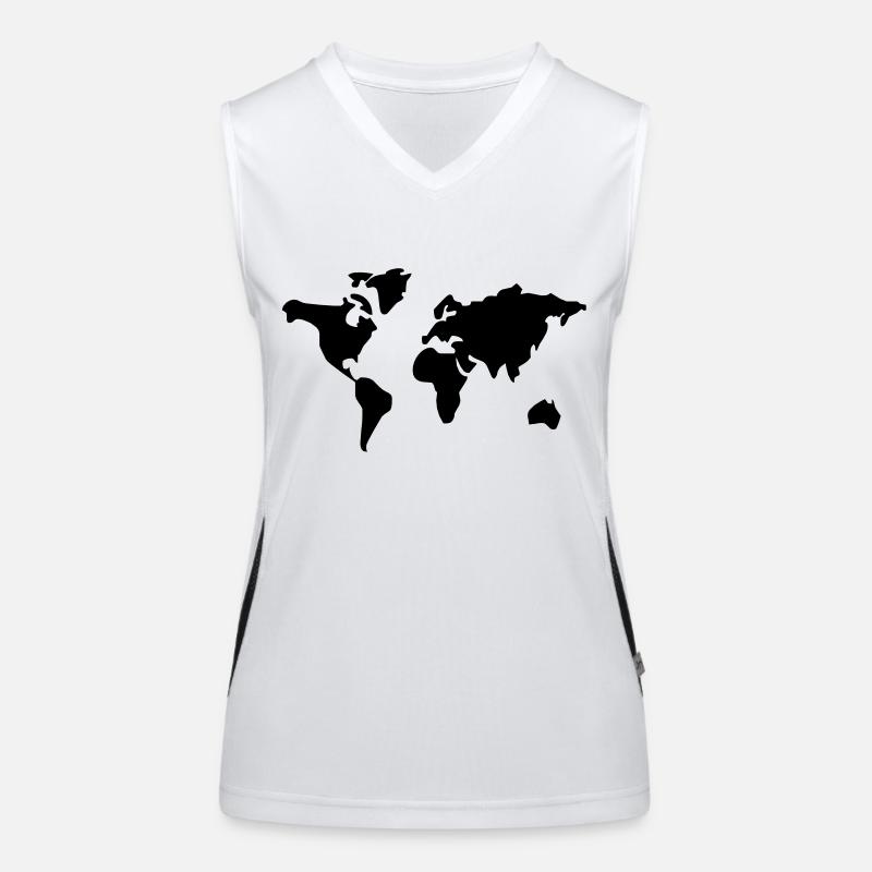 world Funktionelles Kontrast-Tank Top für Frauen