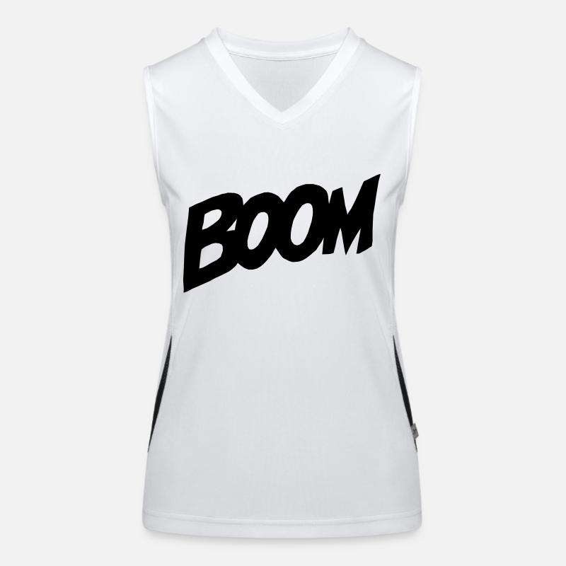 BOOM Comic Style Women's Functional Contrast Tank Top