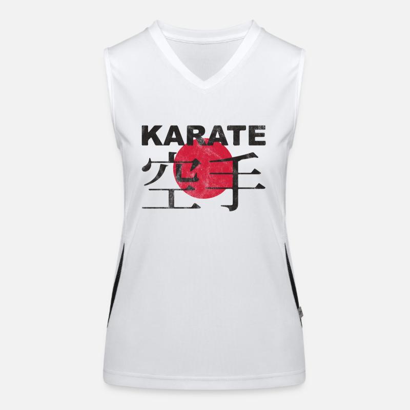karaté Débardeur respirant contrasté Femme