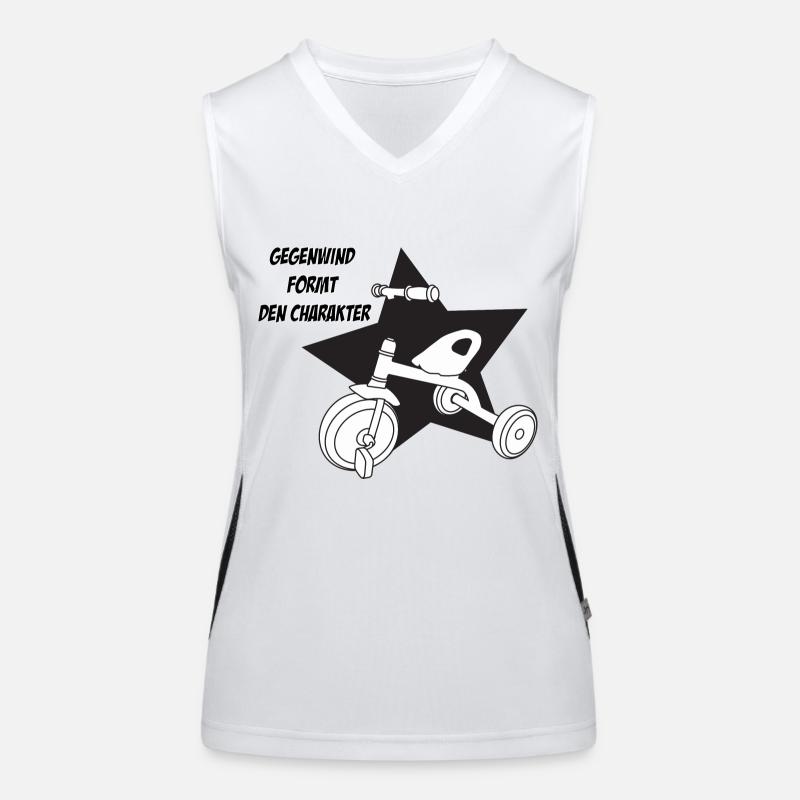 roue 3 Débardeur respirant contrasté Femme