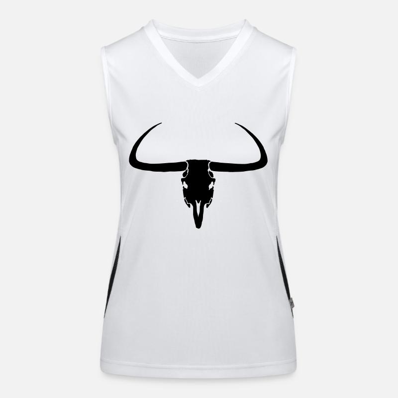 Longhorn Skull Women's Functional Contrast Tank Top