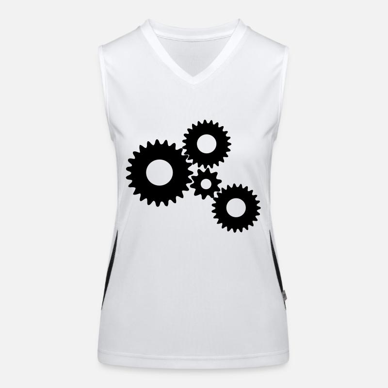 Engrenage pour vous Débardeur respirant contrasté Femme