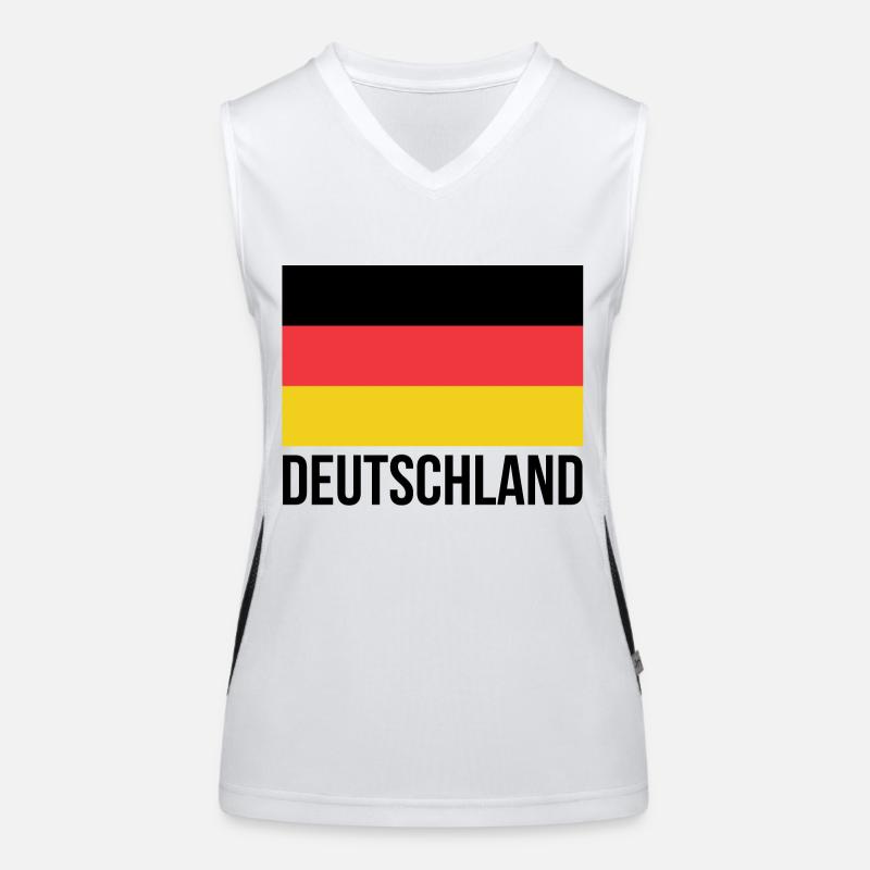 Deutschland Funktionelles Kontrast-Tank Top für Frauen