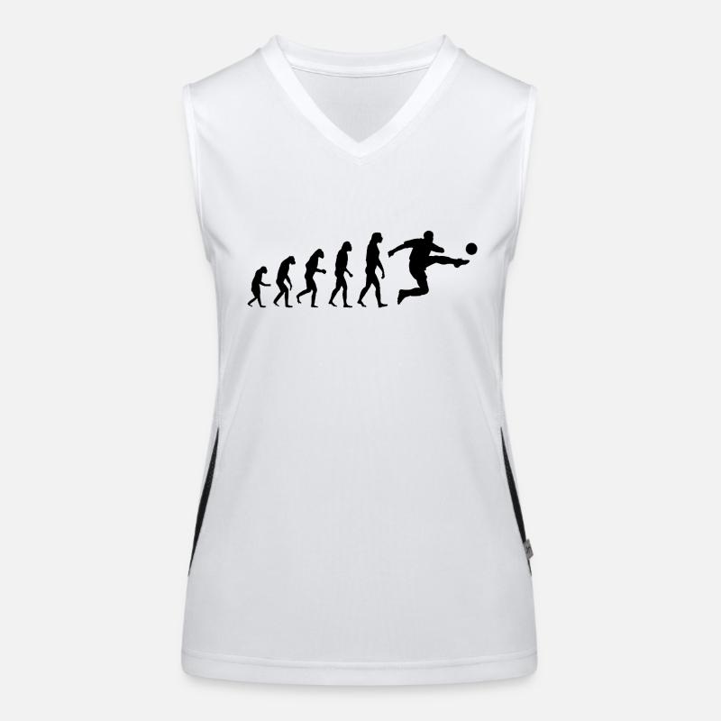 Evolution Fußball Funktionelles Kontrast-Tank Top für Frauen