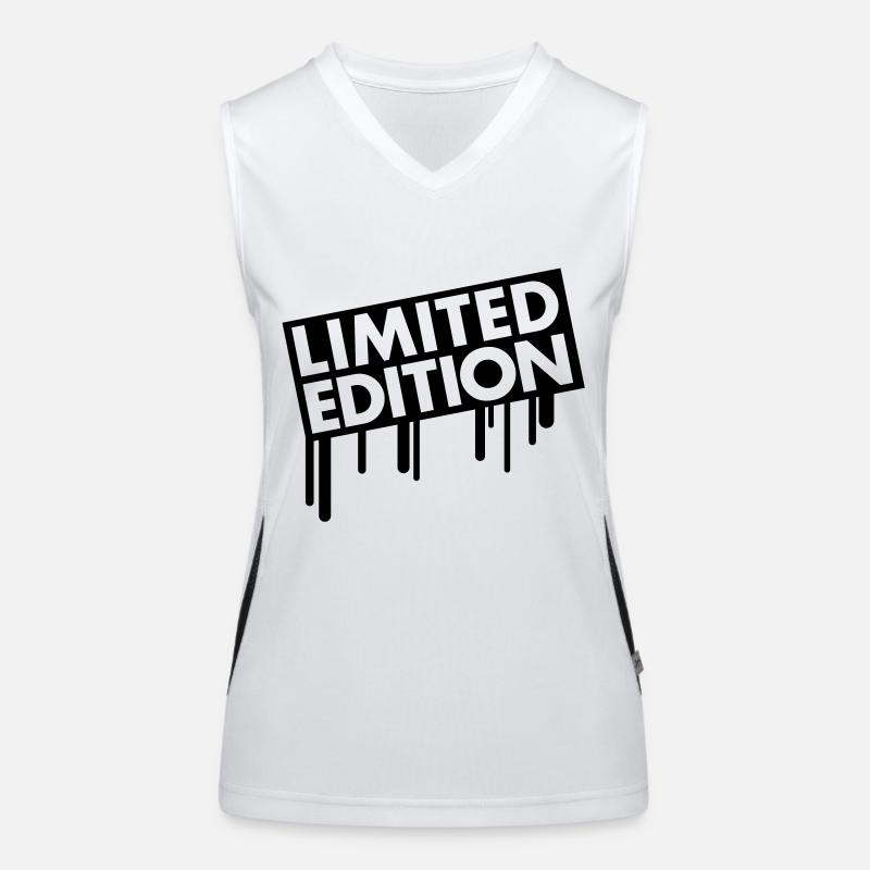 Cool Limited Edition with Graffiti Drop Stamp Women's Functional Contrast Tank Top