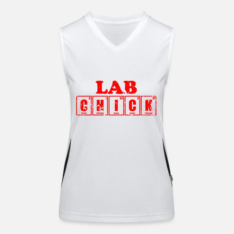 chem. Elemente Funktionelles Kontrast-Tank Top für Frauen