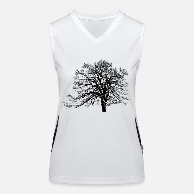 Arbre - La nature Débardeur respirant contrasté Femme
