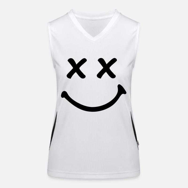 Smiley Women's Functional Contrast Tank Top