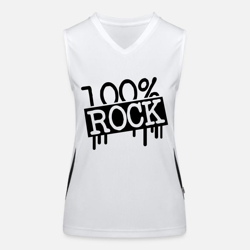 100_pro_rock__f1 Women's Functional Contrast Tank Top