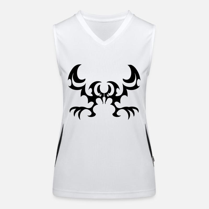 Fledermaus Funktionelles Kontrast-Tank Top für Frauen