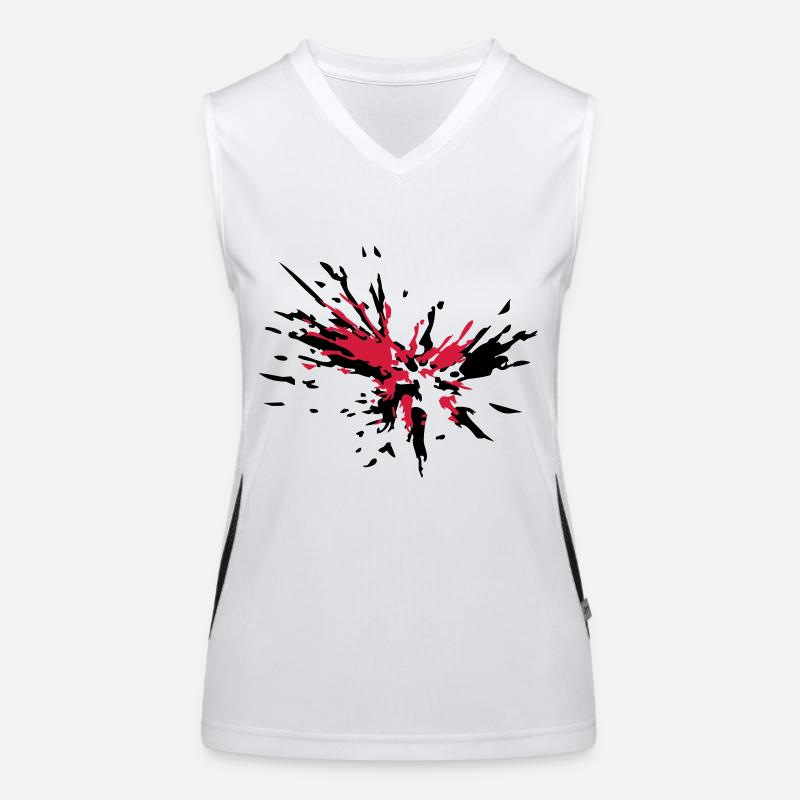 Spritzer Funktionelles Kontrast-Tank Top für Frauen