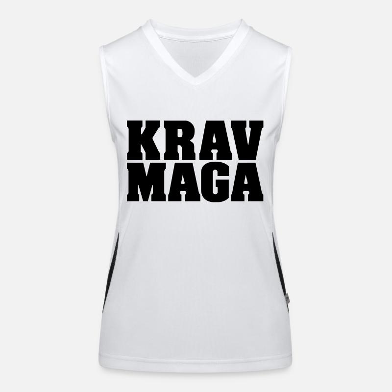 KRAV MAGA Funktionelles Kontrast-Tank Top für Frauen