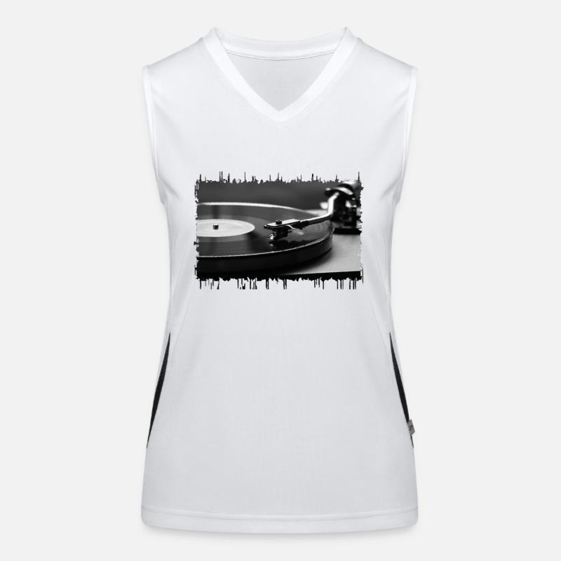 Vinyl Funktionelles Kontrast-Tank Top für Frauen