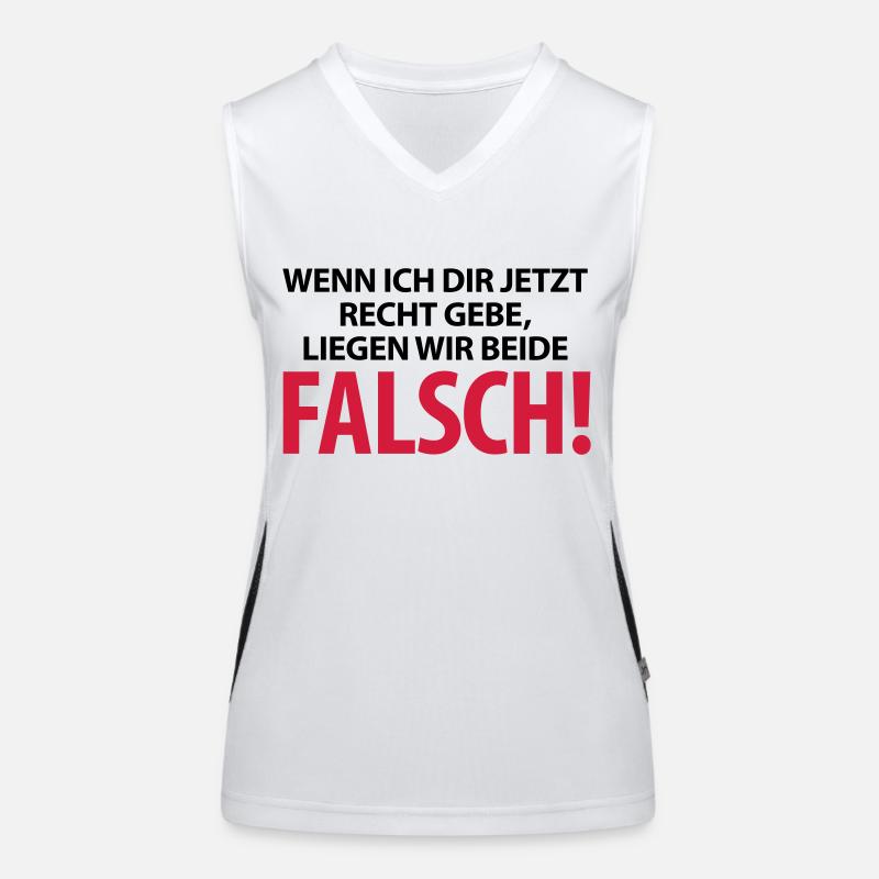 If I agree with you, we are both wrong! Women's Functional Contrast Tank Top