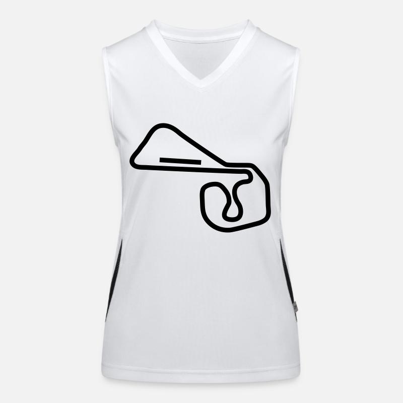 Schaltkreis Deutschland_c1 Funktionelles Kontrast-Tank Top für Frauen