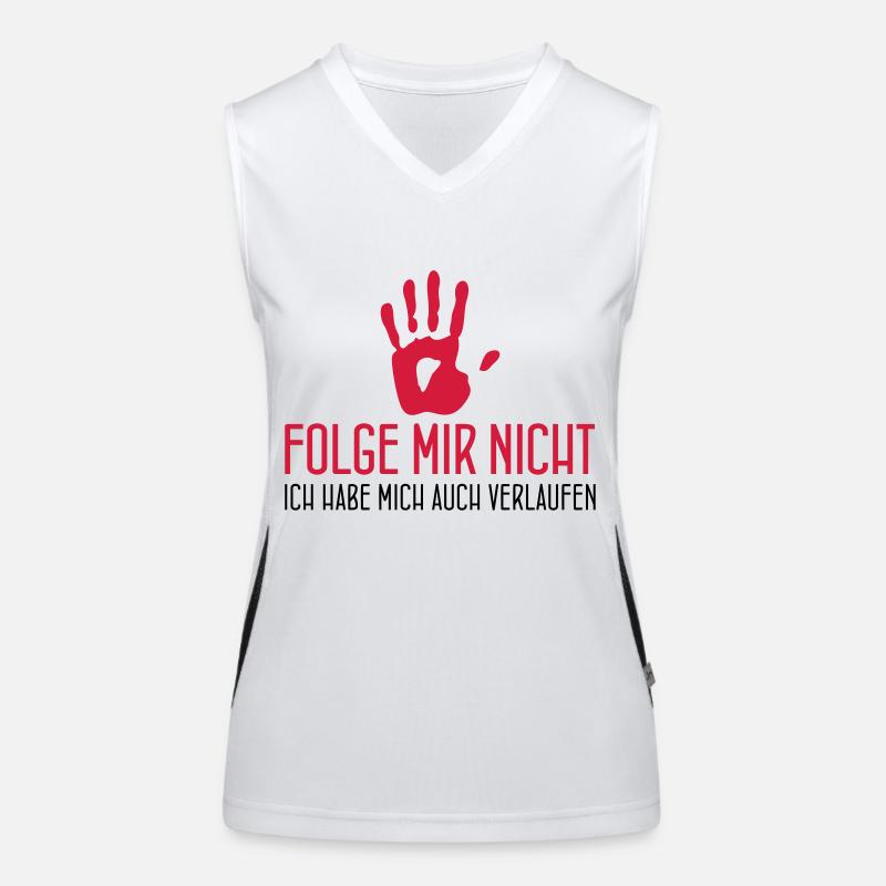 FOLLOW ME NOT Women's Functional Contrast Tank Top