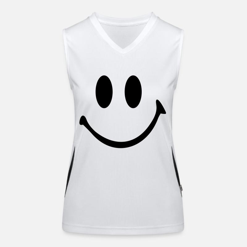 Smiley Women's Functional Contrast Tank Top