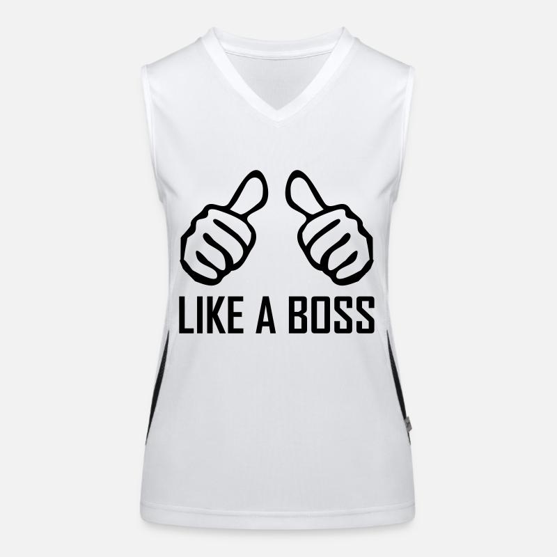 like a boss Débardeur respirant contrasté Femme