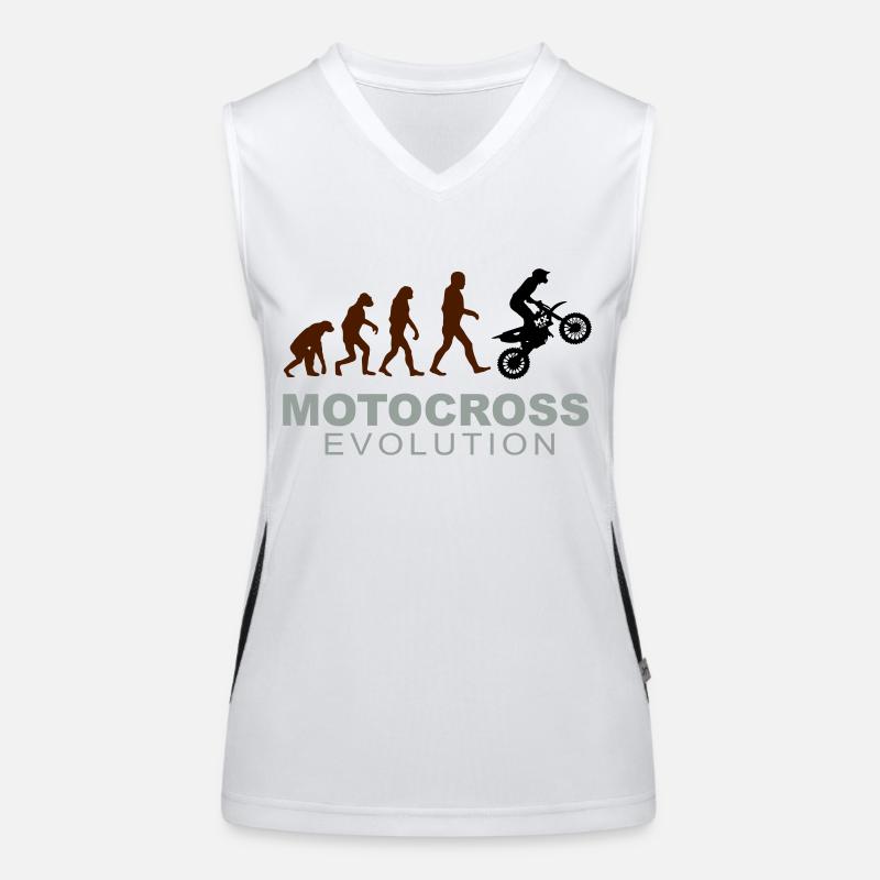 Motocross Evolution Débardeur respirant contrasté Femme