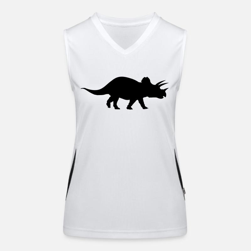 Triceratops Women's Functional Contrast Tank Top
