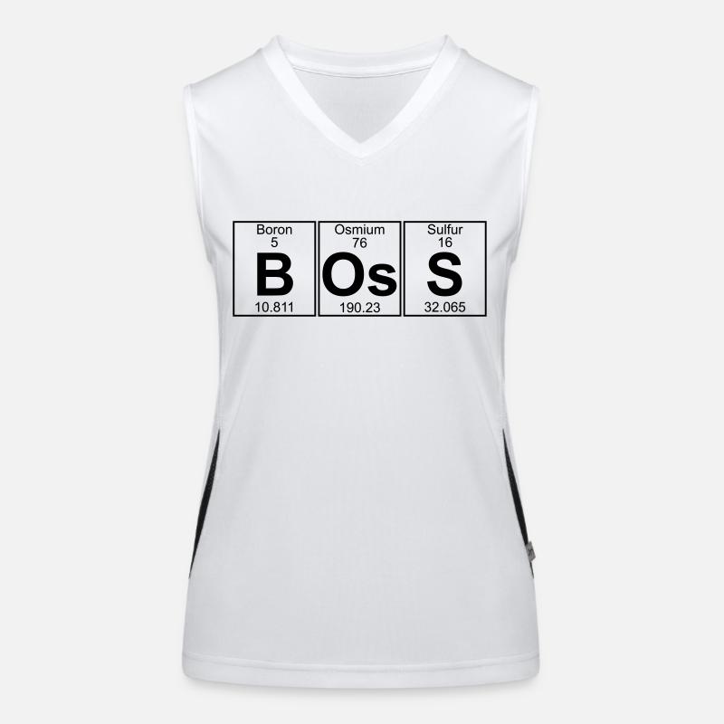 B-Os-S (boss) - Full Funktionelles Kontrast-Tank Top für Frauen