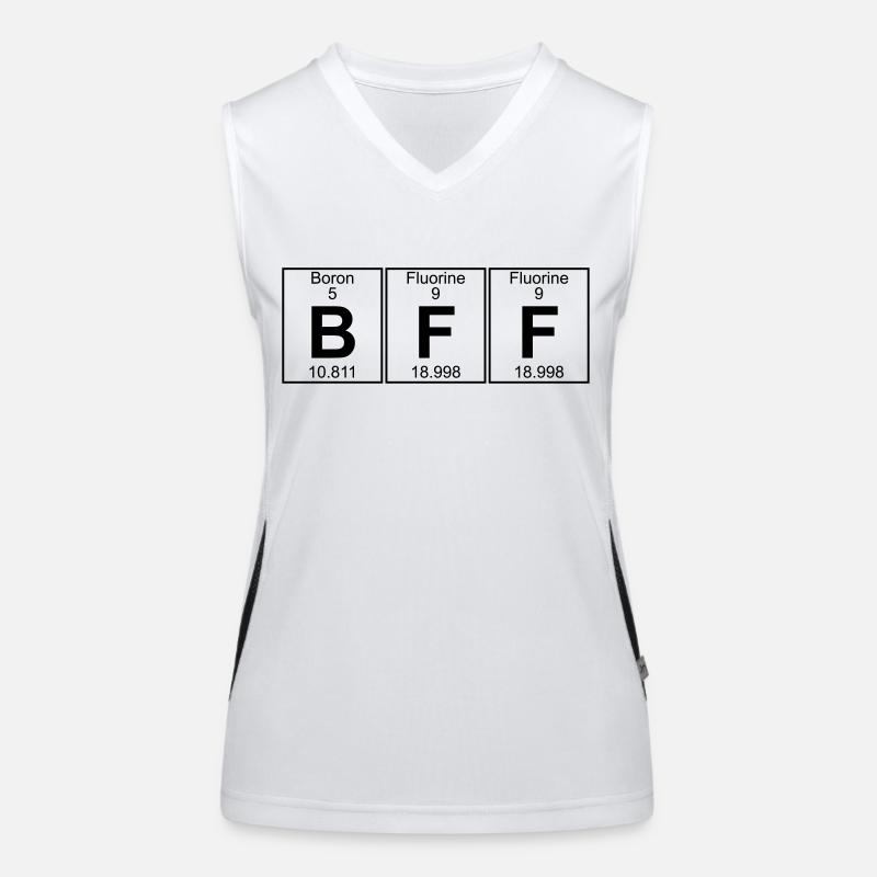 BFF (bff) - Full Funktionelles Kontrast-Tank Top für Frauen